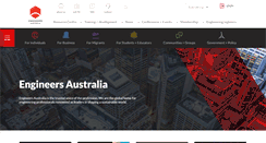 Desktop Screenshot of engineersaustralia.org.au