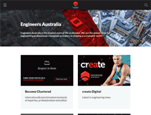 Tablet Screenshot of engineersaustralia.org.au